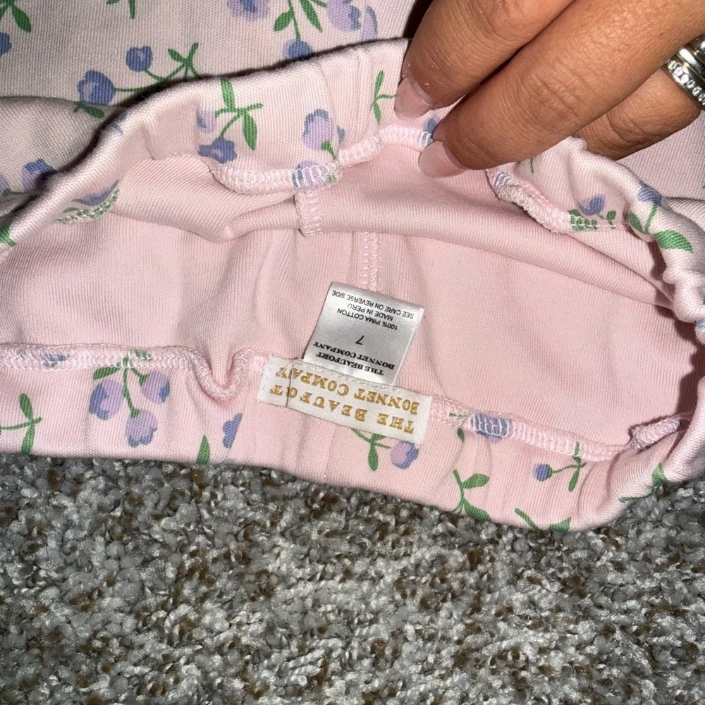 The Beaufort Bonnet Company Pink Floral Ruffle Shorts